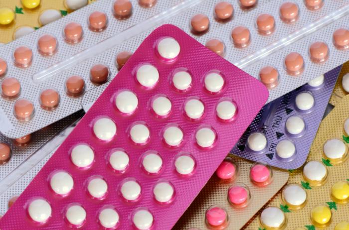 pacotes de pílula anticoncepcional