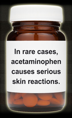 Aviso de acetaminofeno da FDA