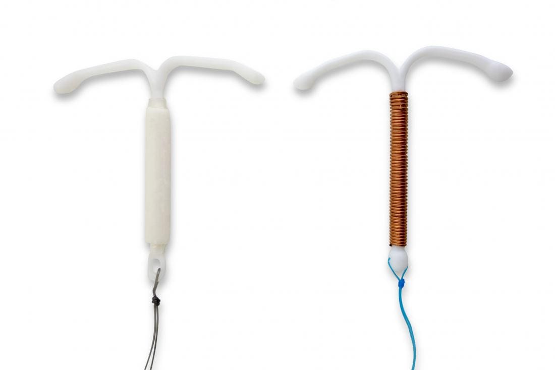 cobre e iuds hormonais