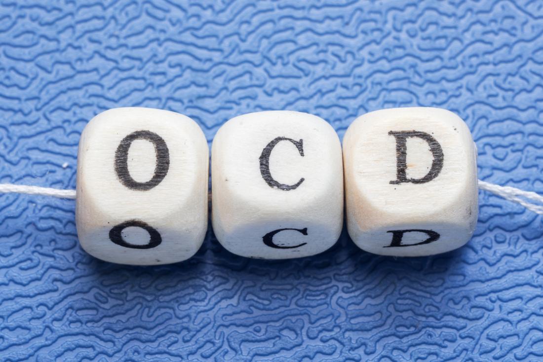 OCD scritto su cubetti