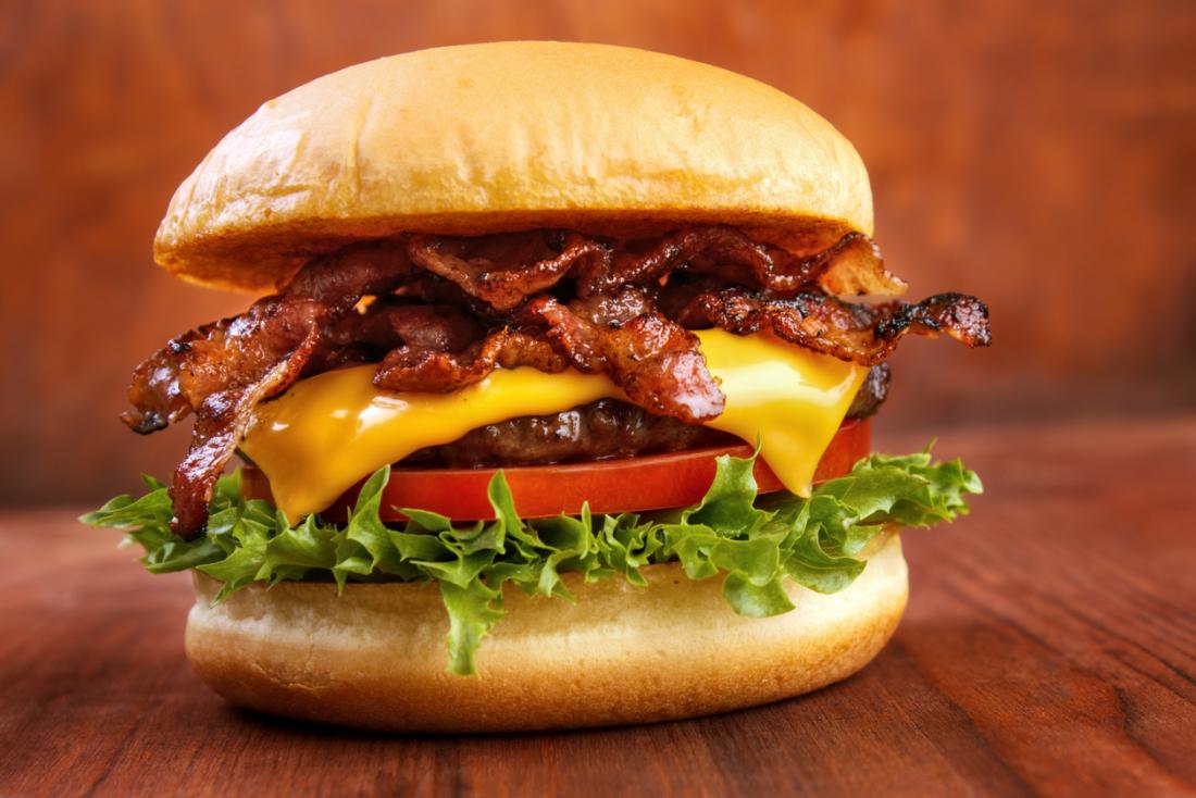 Burger au bacon