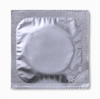Sarıcıda bir prezervatif resmi