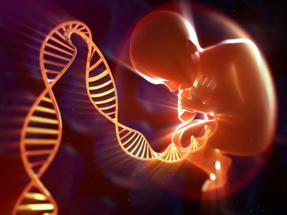 Генетична бебешка илюстрация