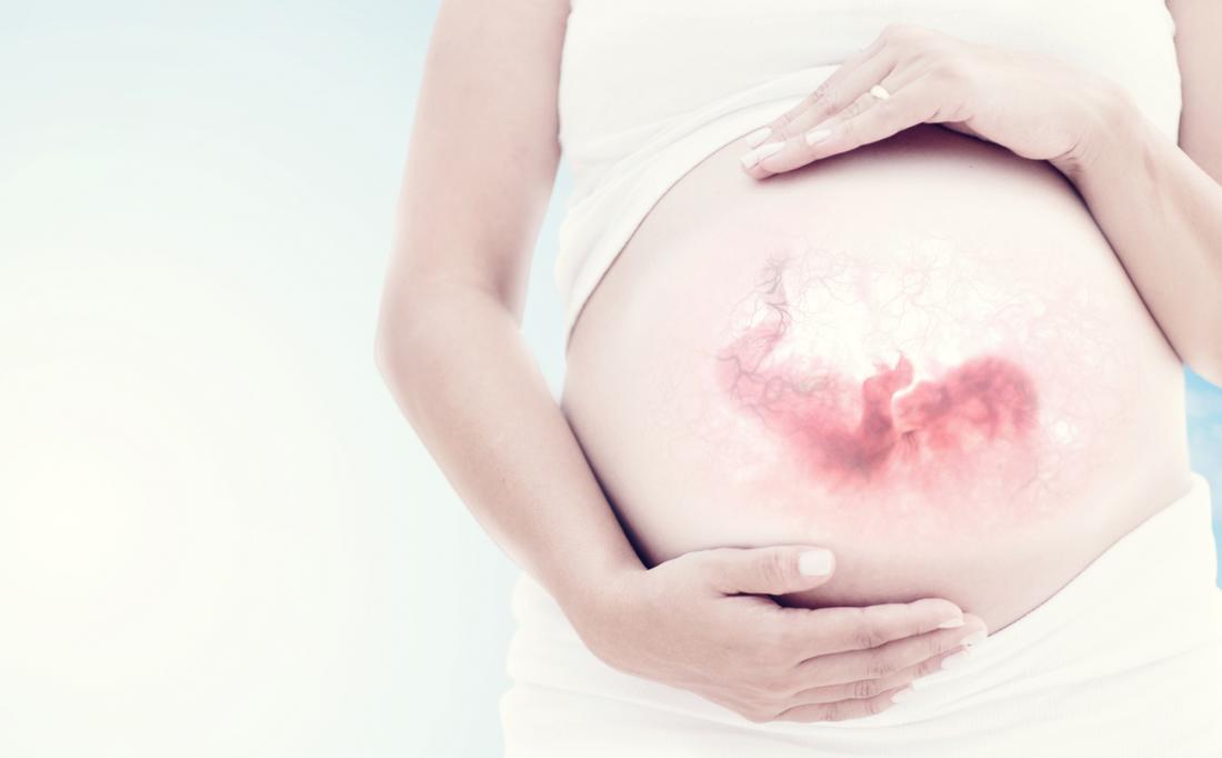 gravidanza vedendo il feto attraverso la pancia