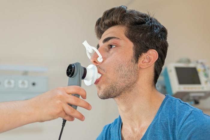 Bir spirometri testi