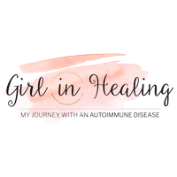 Mädchen in heilendem Logo