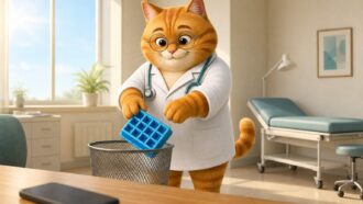 Blaue Waffel: keine echte Krankheit, echte Symptome