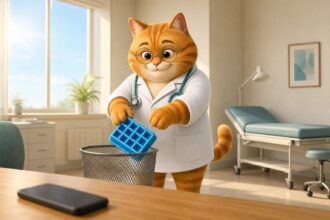 Blaue Waffel: keine echte Krankheit, echte Symptome