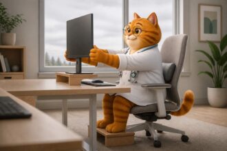 Sitzpositionen am Schreibtisch richtig einstellen